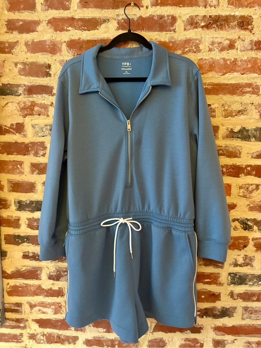 YPB neoKNIT Long-Sleeve Half-Zip Romper